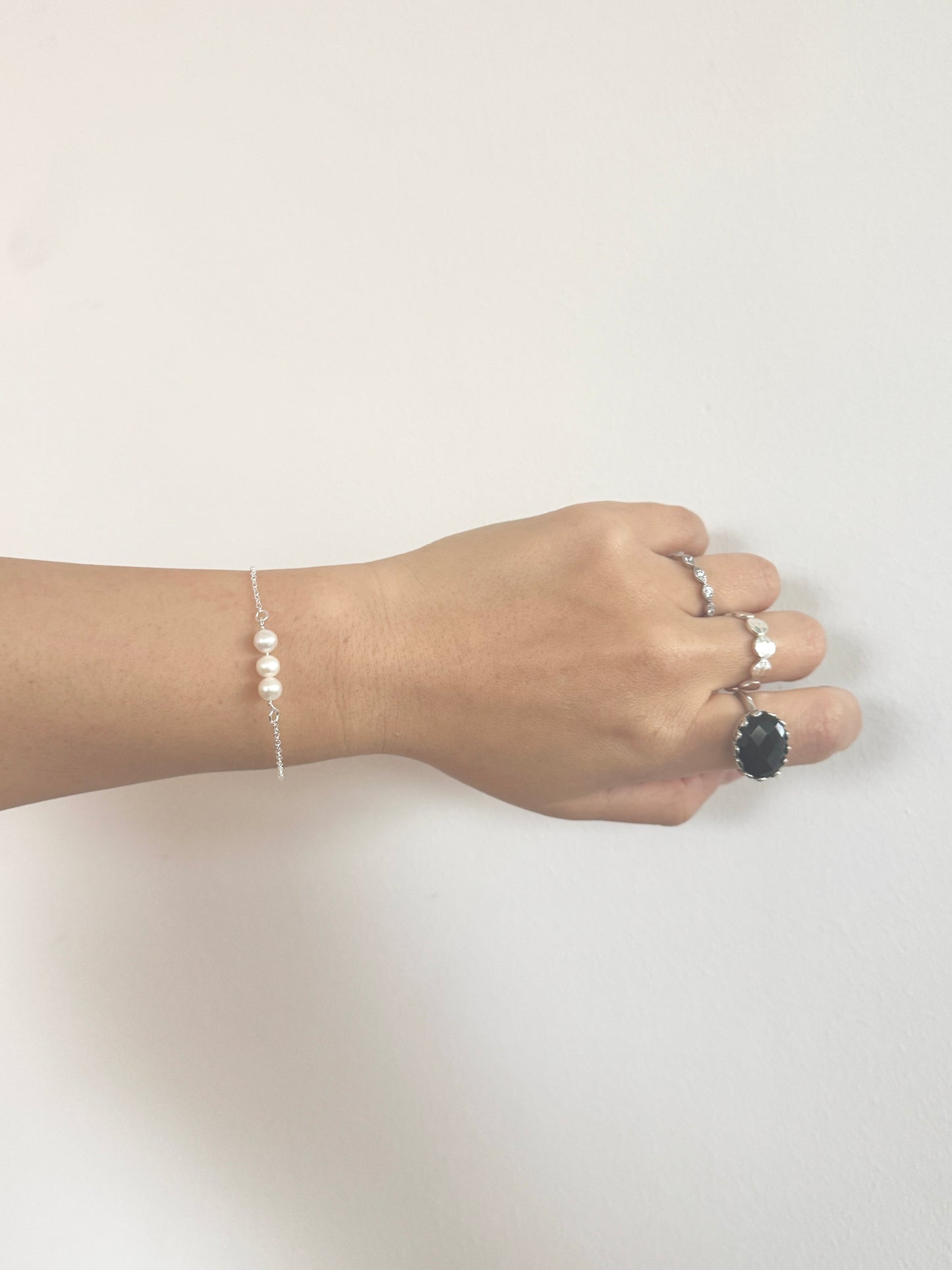 Freshwater Pearl Silver Bracelet