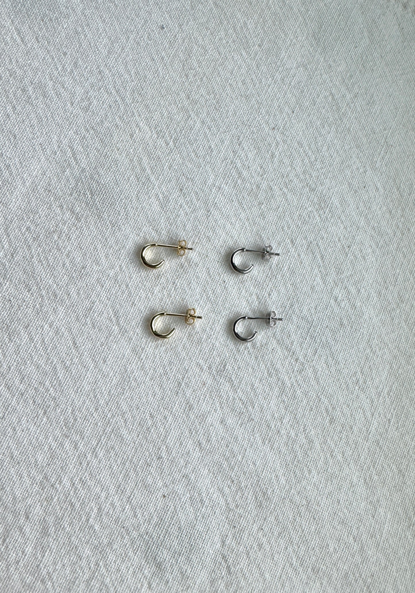 5mm bold round Silver Stud Earrings
