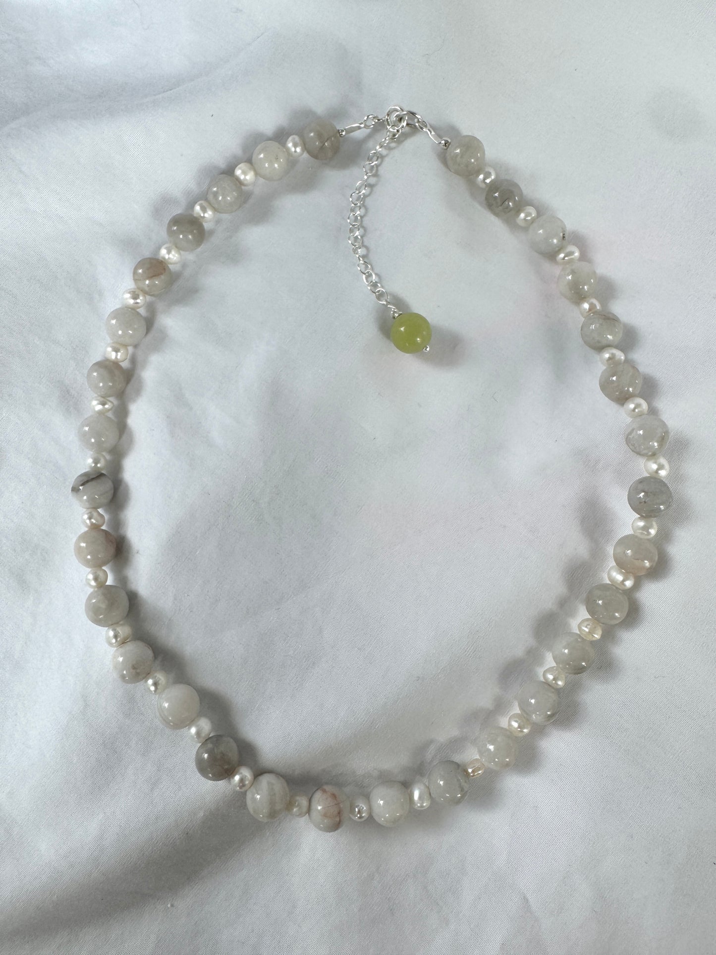 Soft moonlight in every bead Necklace