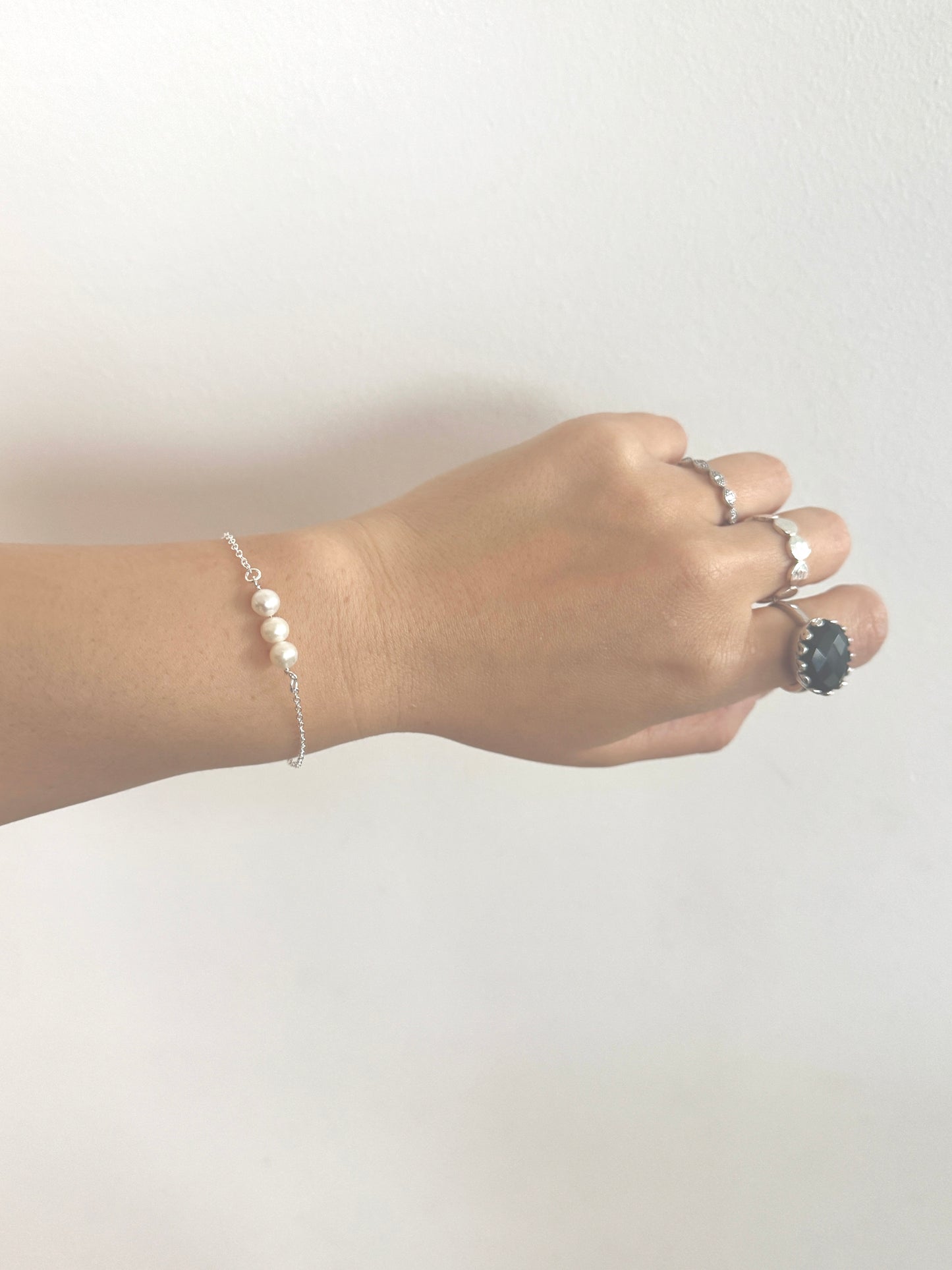 Freshwater Pearl Silver Bracelet