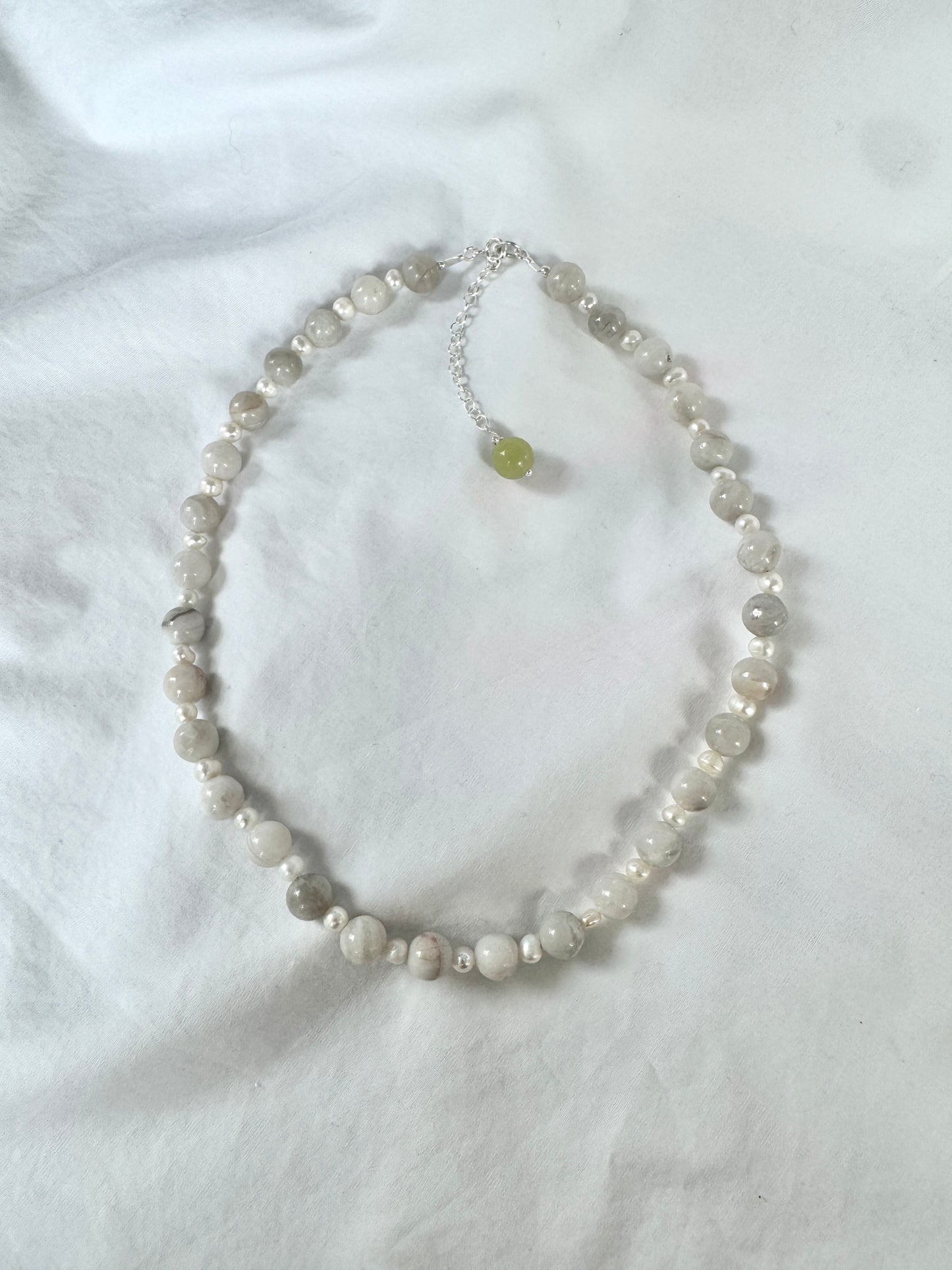 Soft moonlight in every bead Necklace