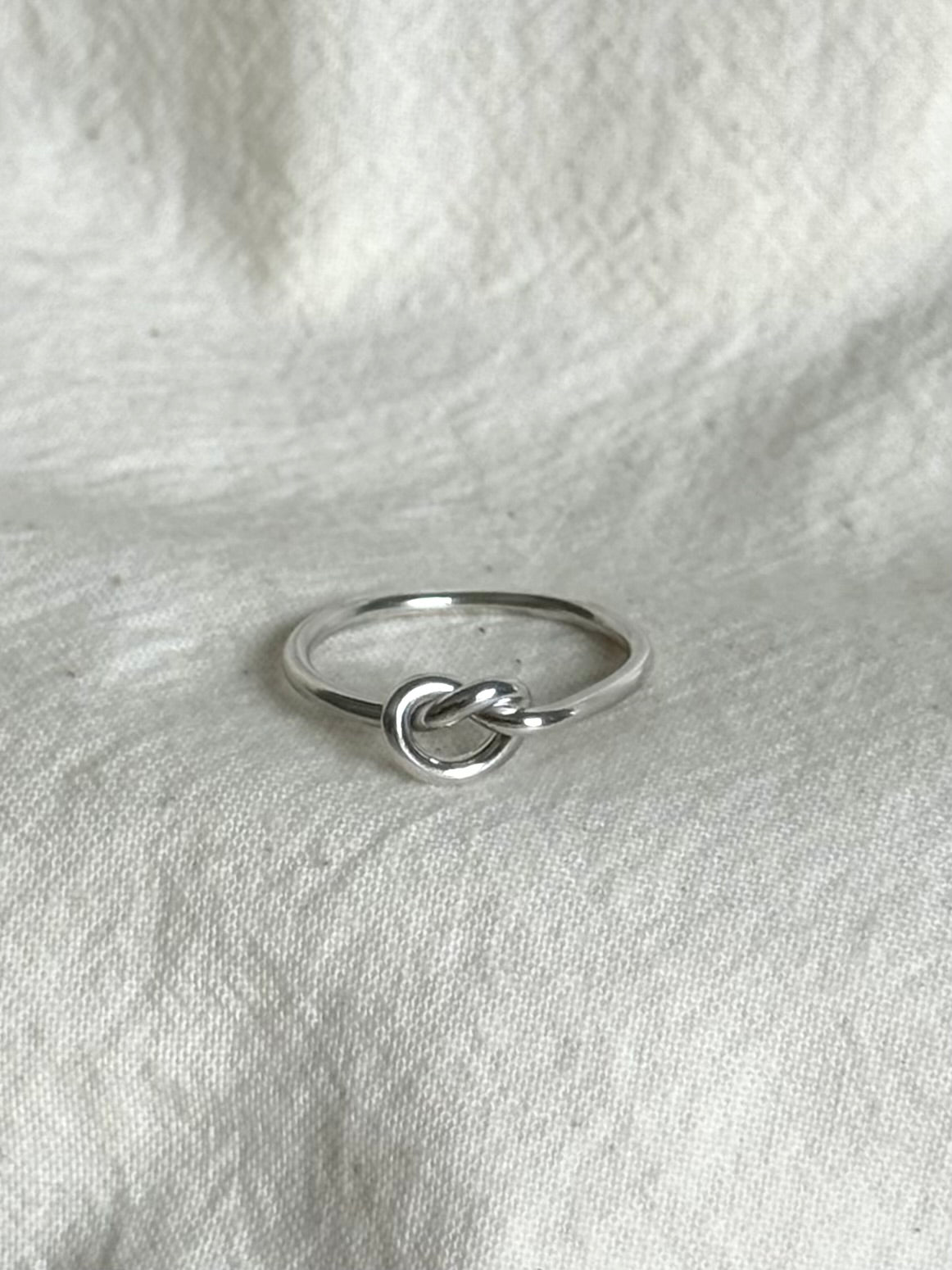 Pretzel Band-Twisted Sterling Silver Ring – 1.5mm