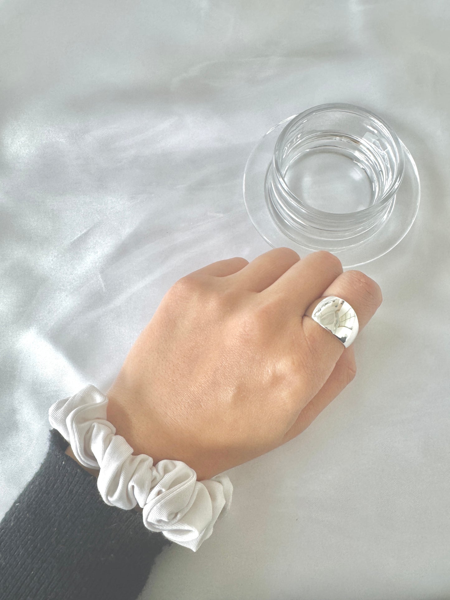 Bold Dome Ring – 23mm Solid Sterling Silver Statement Band