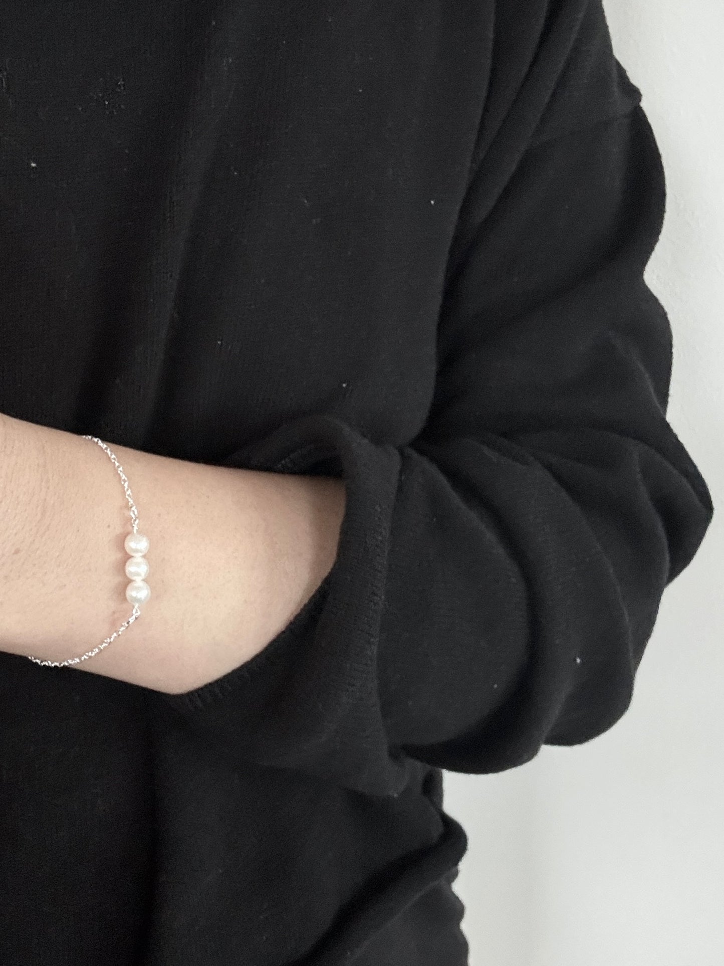 Freshwater Pearl Silver Bracelet