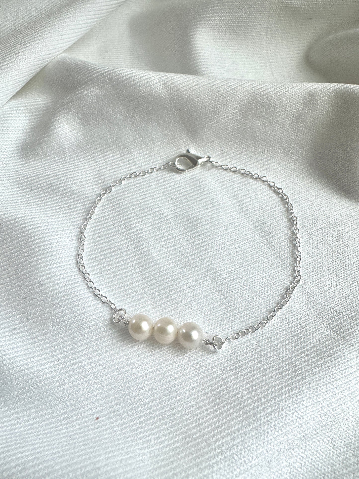 Freshwater Pearl Silver Bracelet