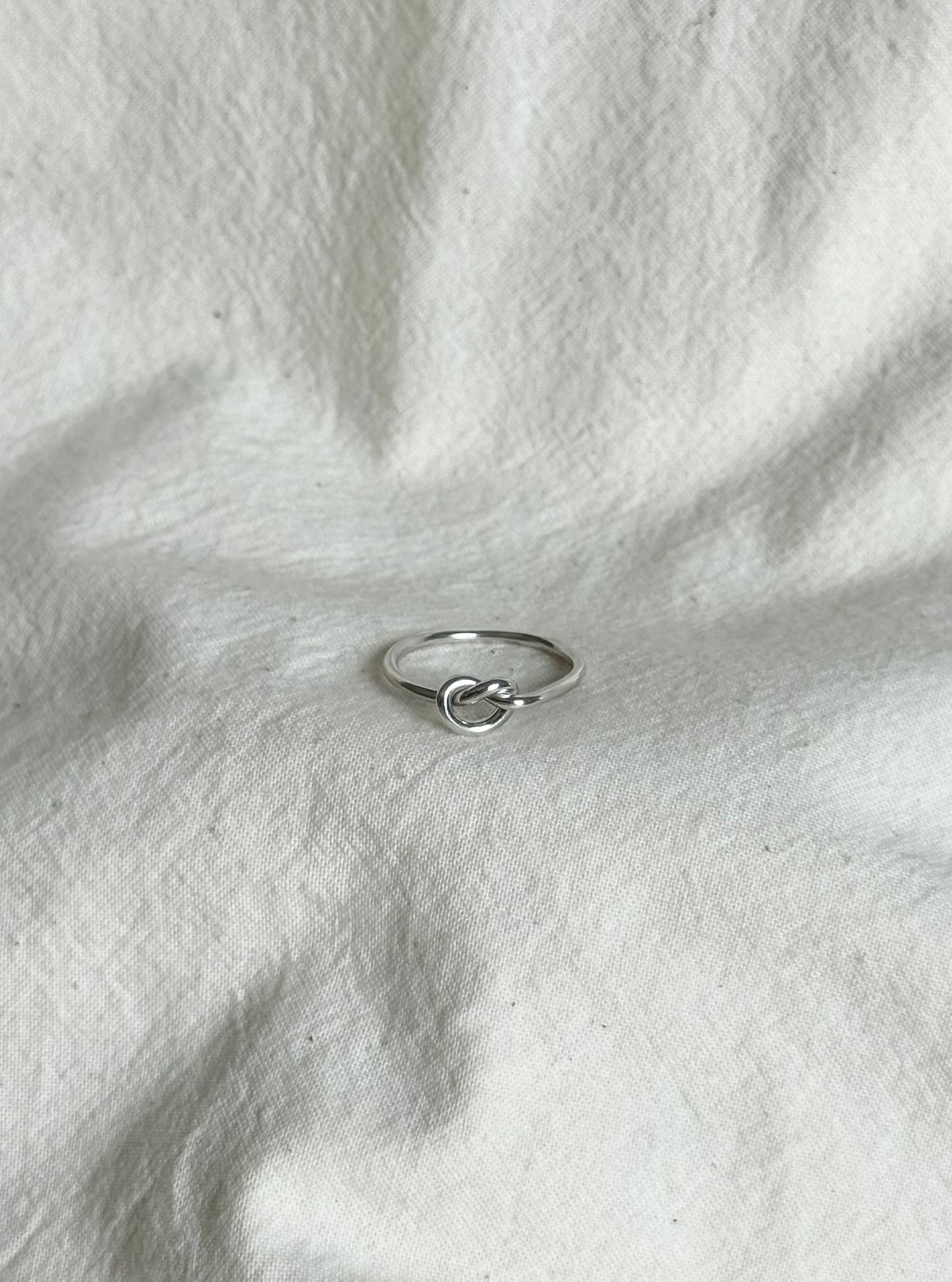 Pretzel Band-Twisted Sterling Silver Ring – 1.5mm