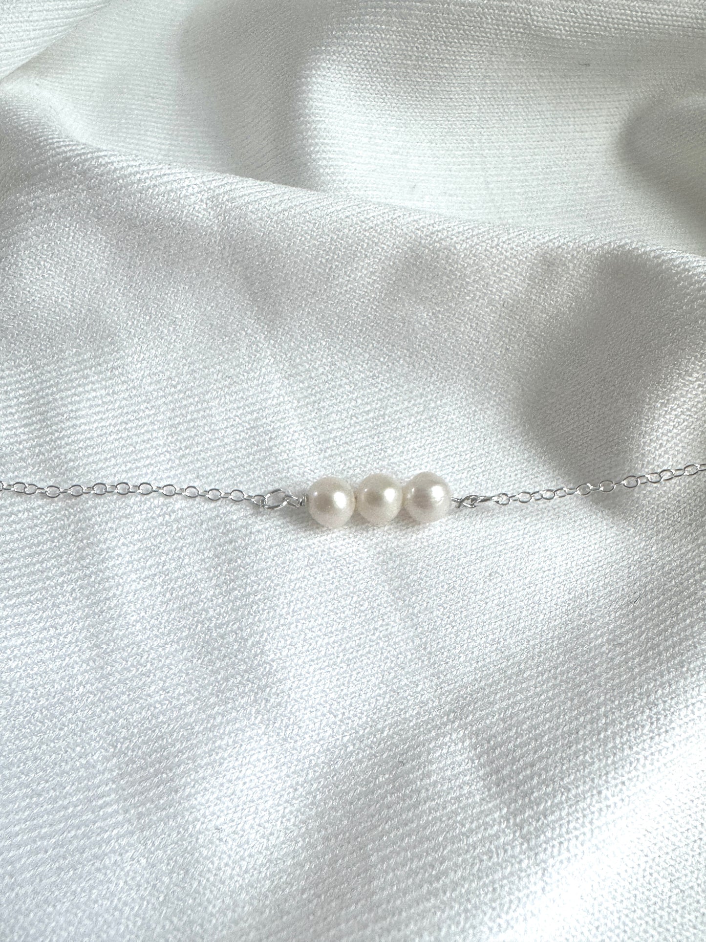 Freshwater Pearl Silver Bracelet