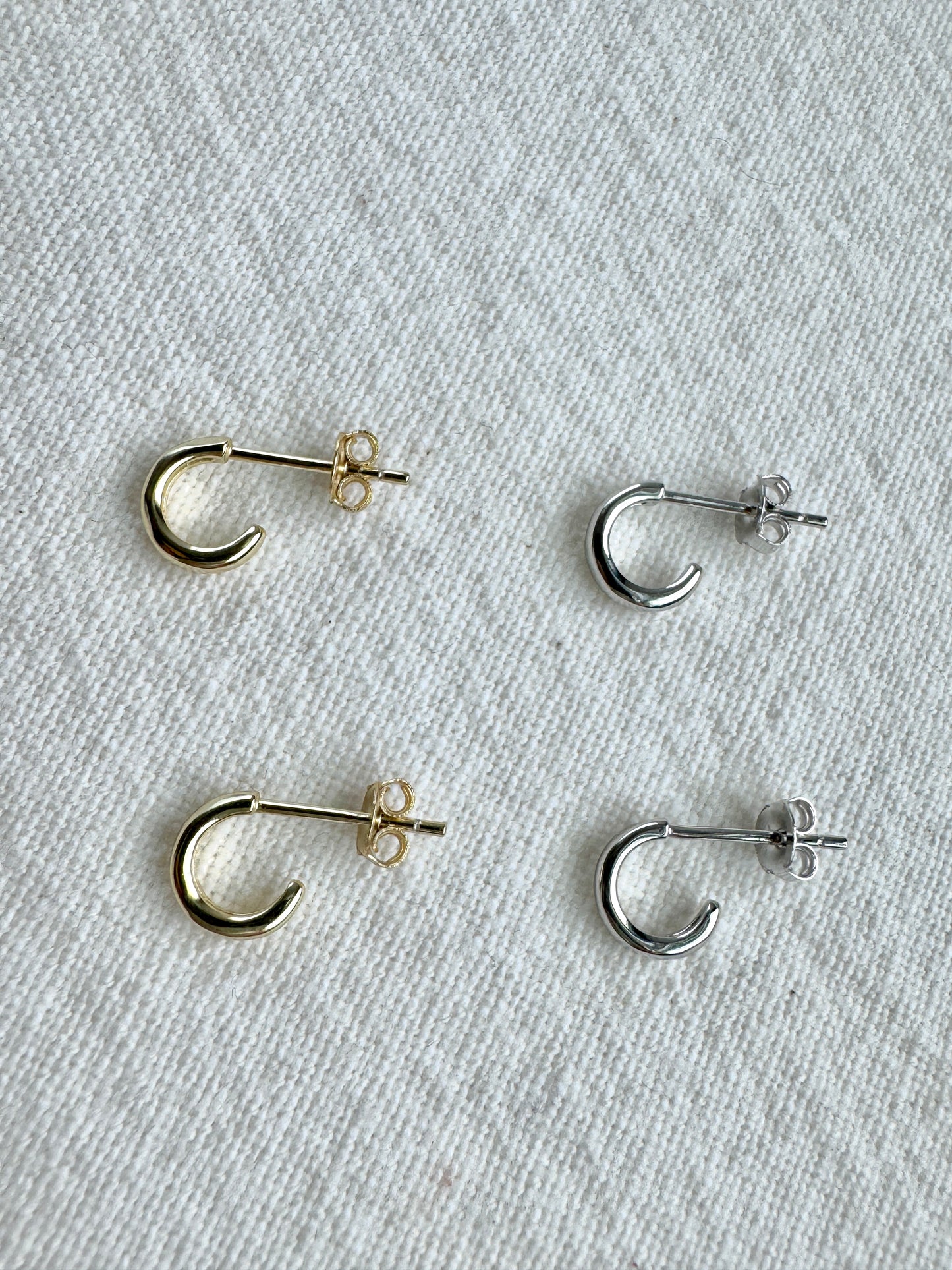 5mm bold round Silver Stud Earrings