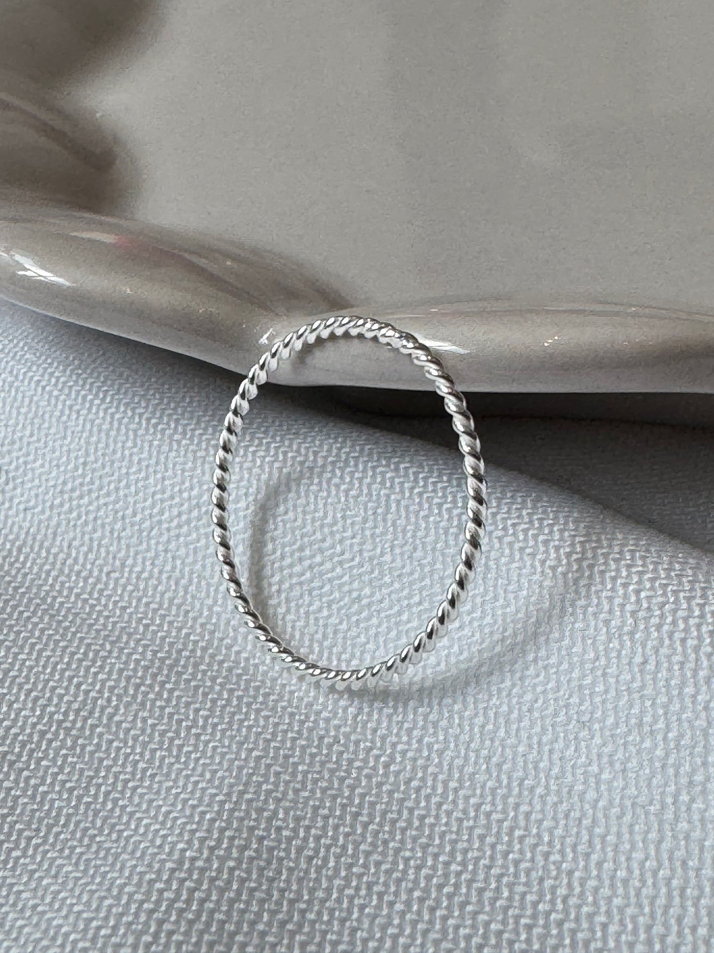 1mm Thin Sterling Silver Ring | Dainty Stacking Band | Minimalist Everyday Ring | Layering Ring for Women