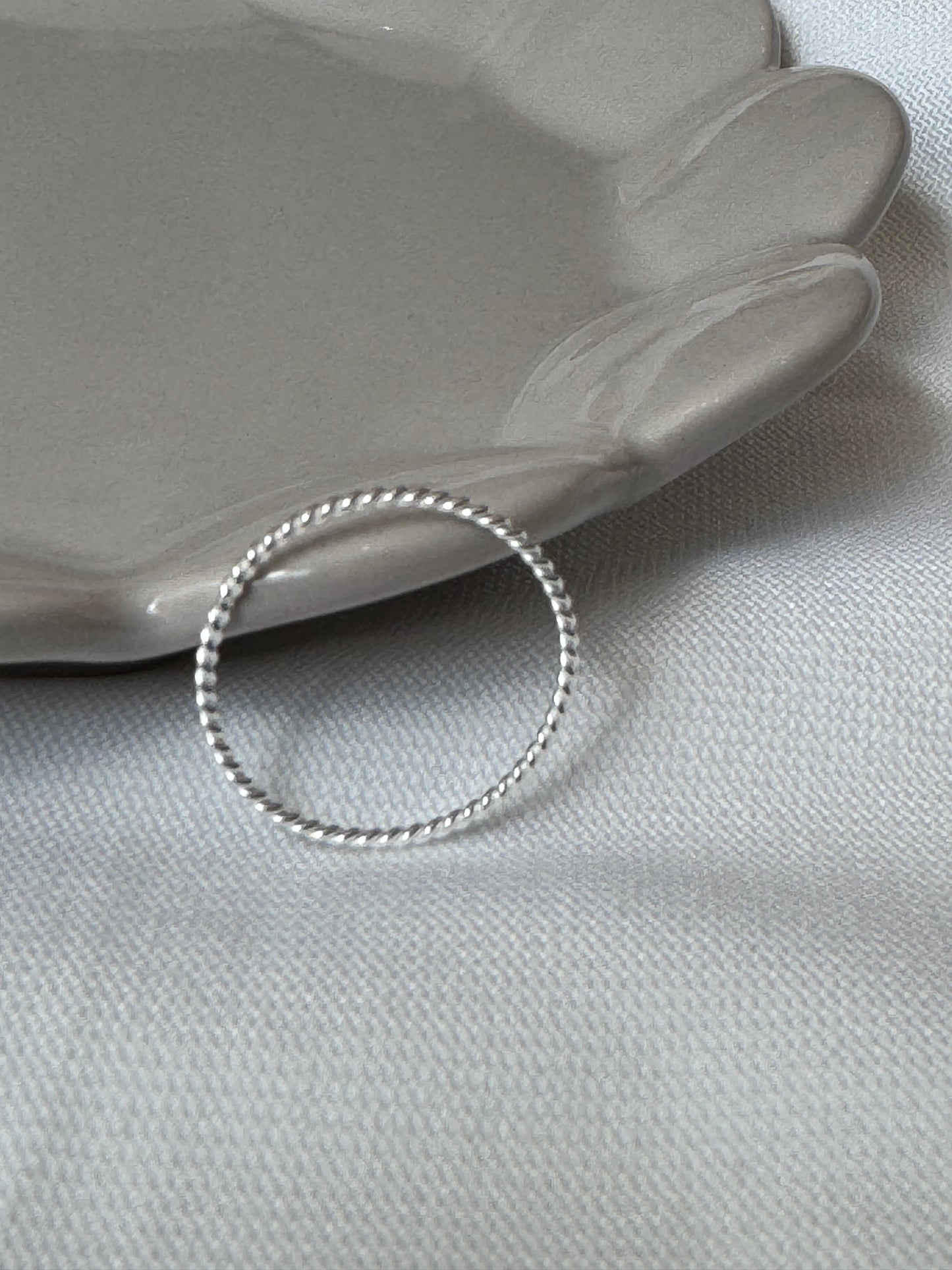 1mm Thin Sterling Silver Ring | Dainty Stacking Band | Minimalist Everyday Ring | Layering Ring for Women