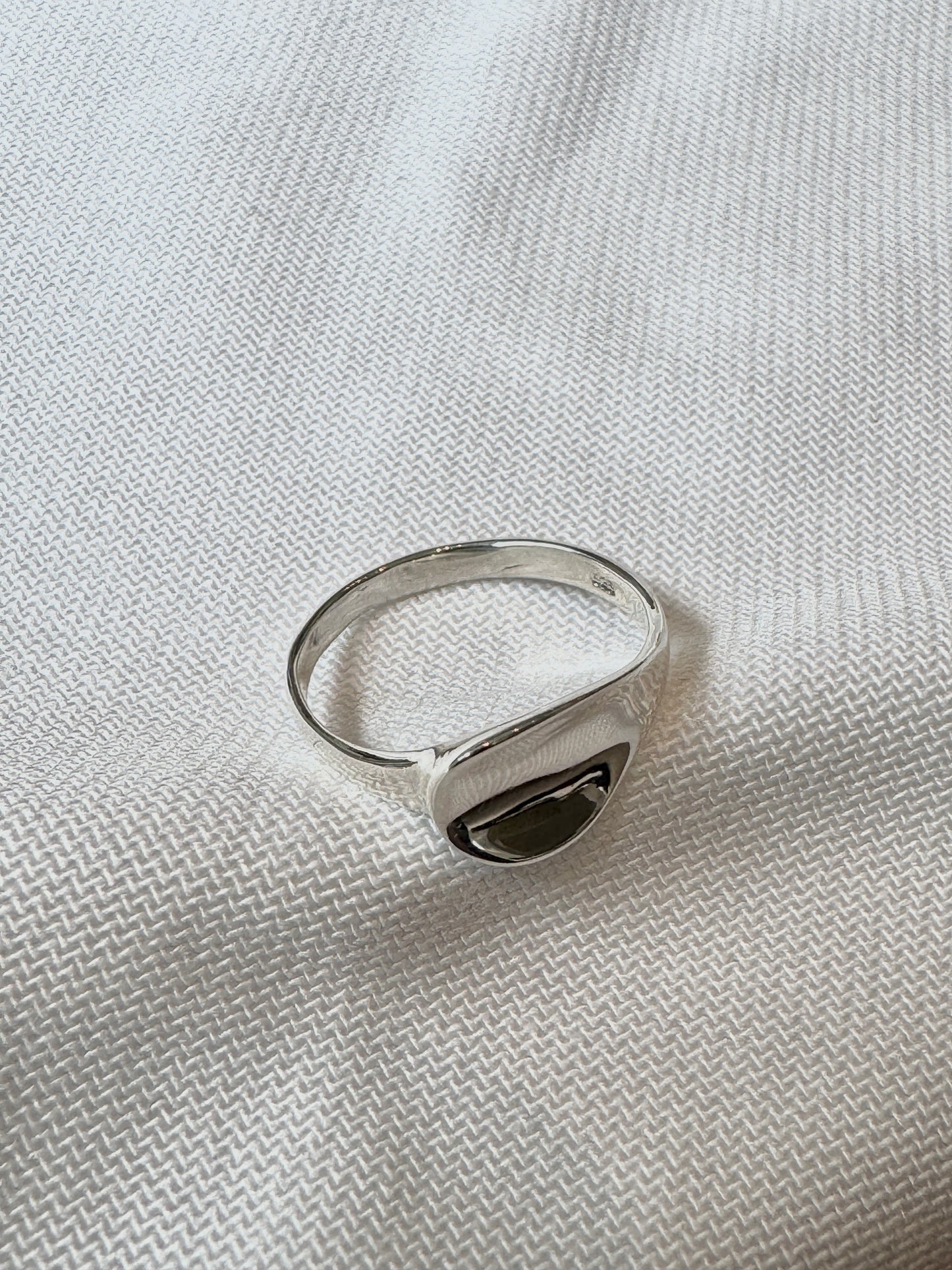 Chunky Wave Silver Ring | Minimalist Statement Ring