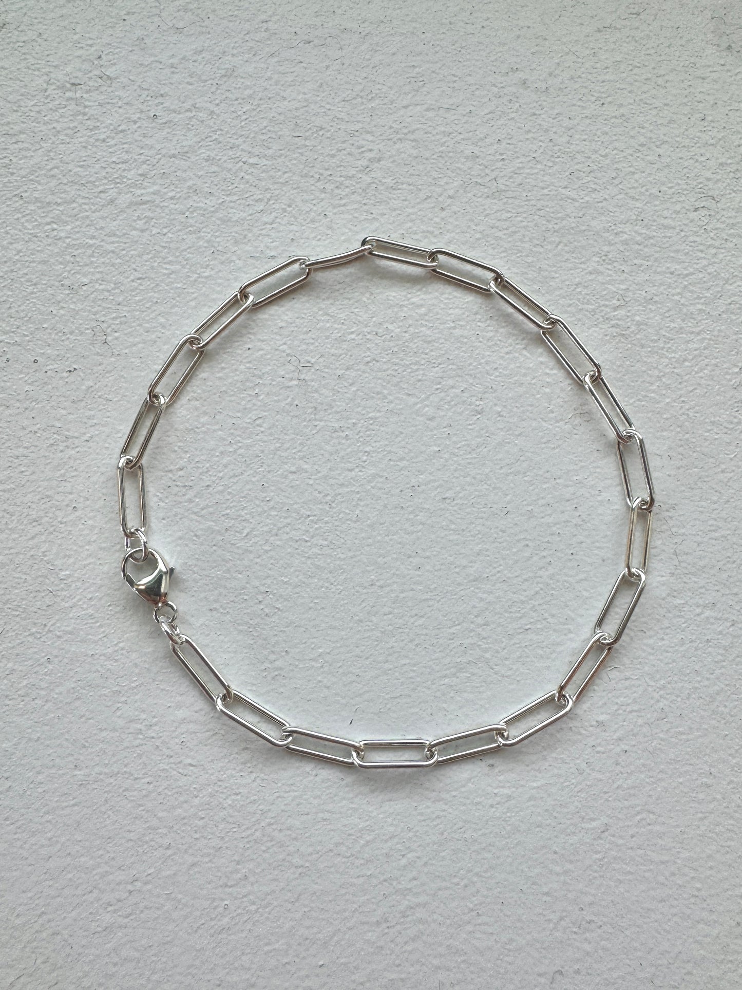 Boyfriend Paperclip chain bracelet