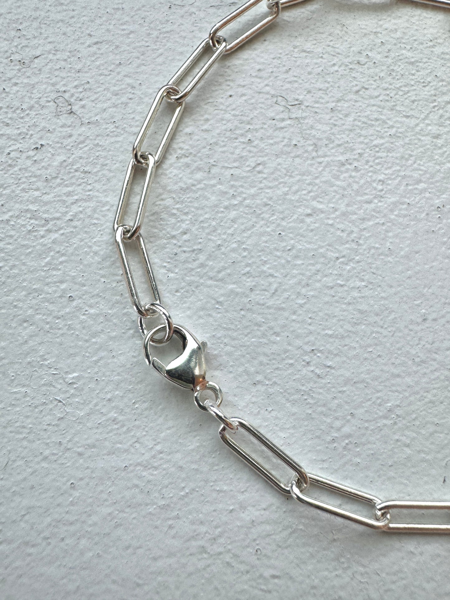 Boyfriend Paperclip chain bracelet