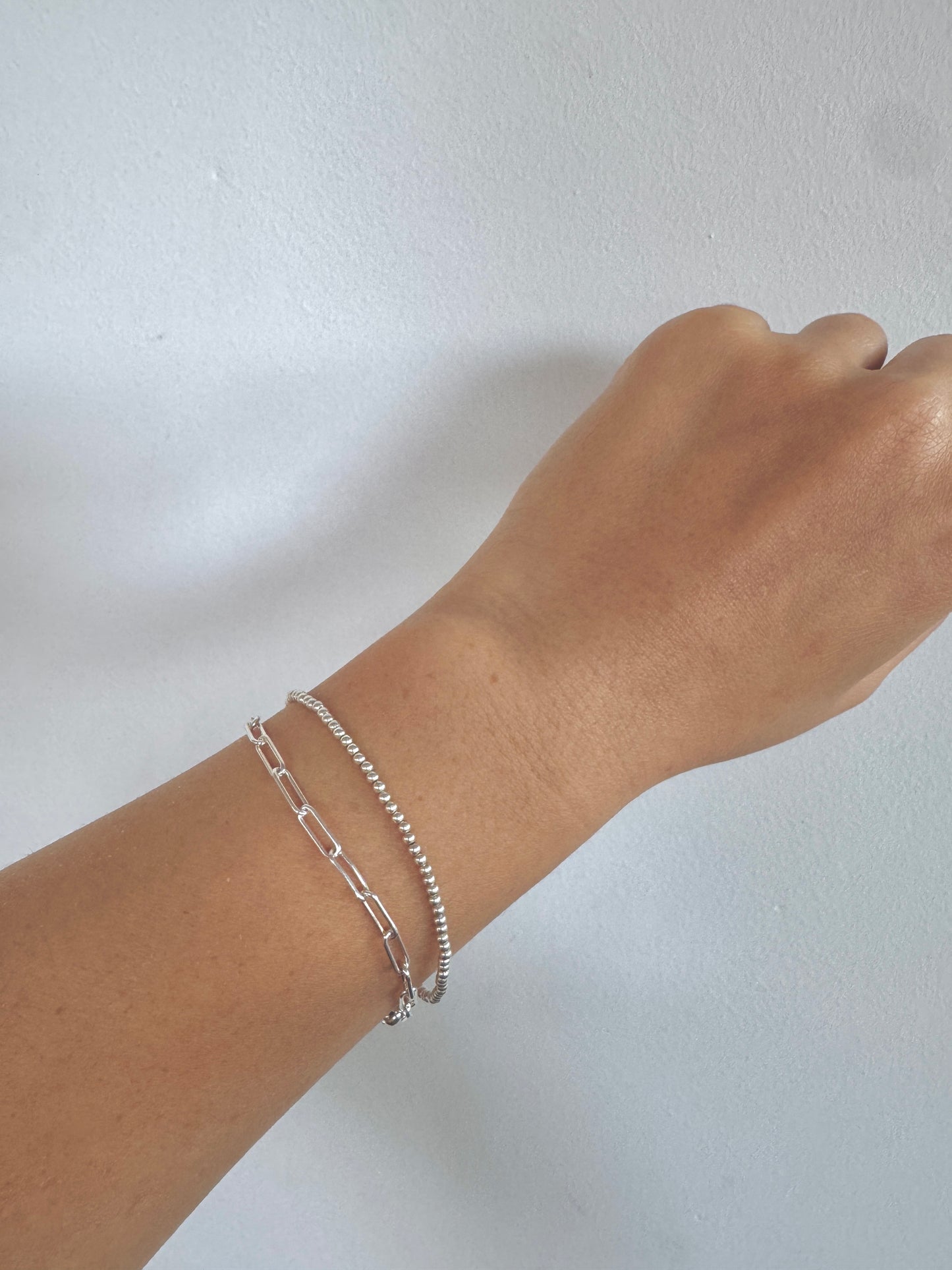 Boyfriend Paperclip chain bracelet