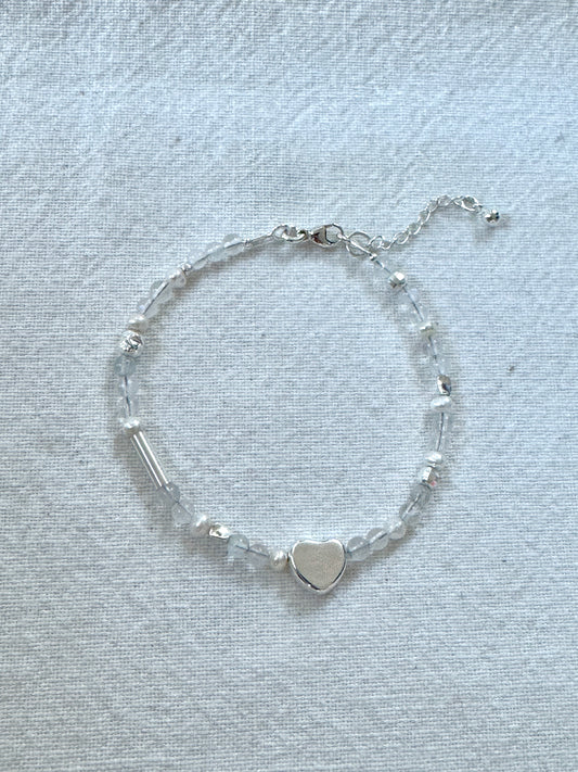 Moonstone Silver Bracelet – Handcrafted by Jenlet