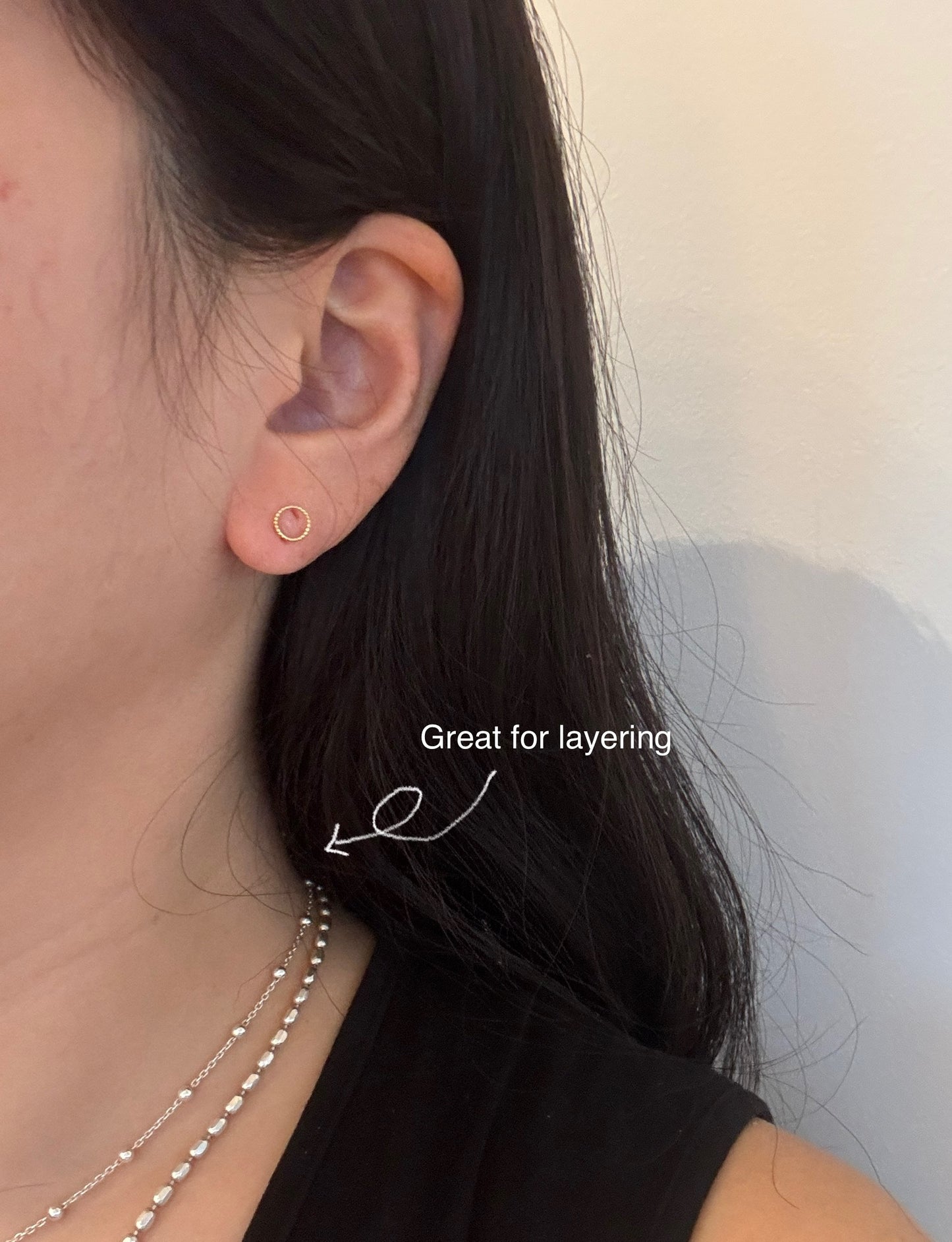Solid 3mm Silver Ball Chain Necklace | Custom Length Minimalist Summer Jewerly
