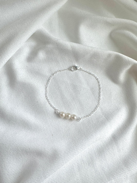 Freshwater Pearl Silver Bracelet