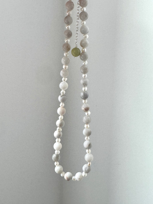 Soft moonlight in every bead Necklace